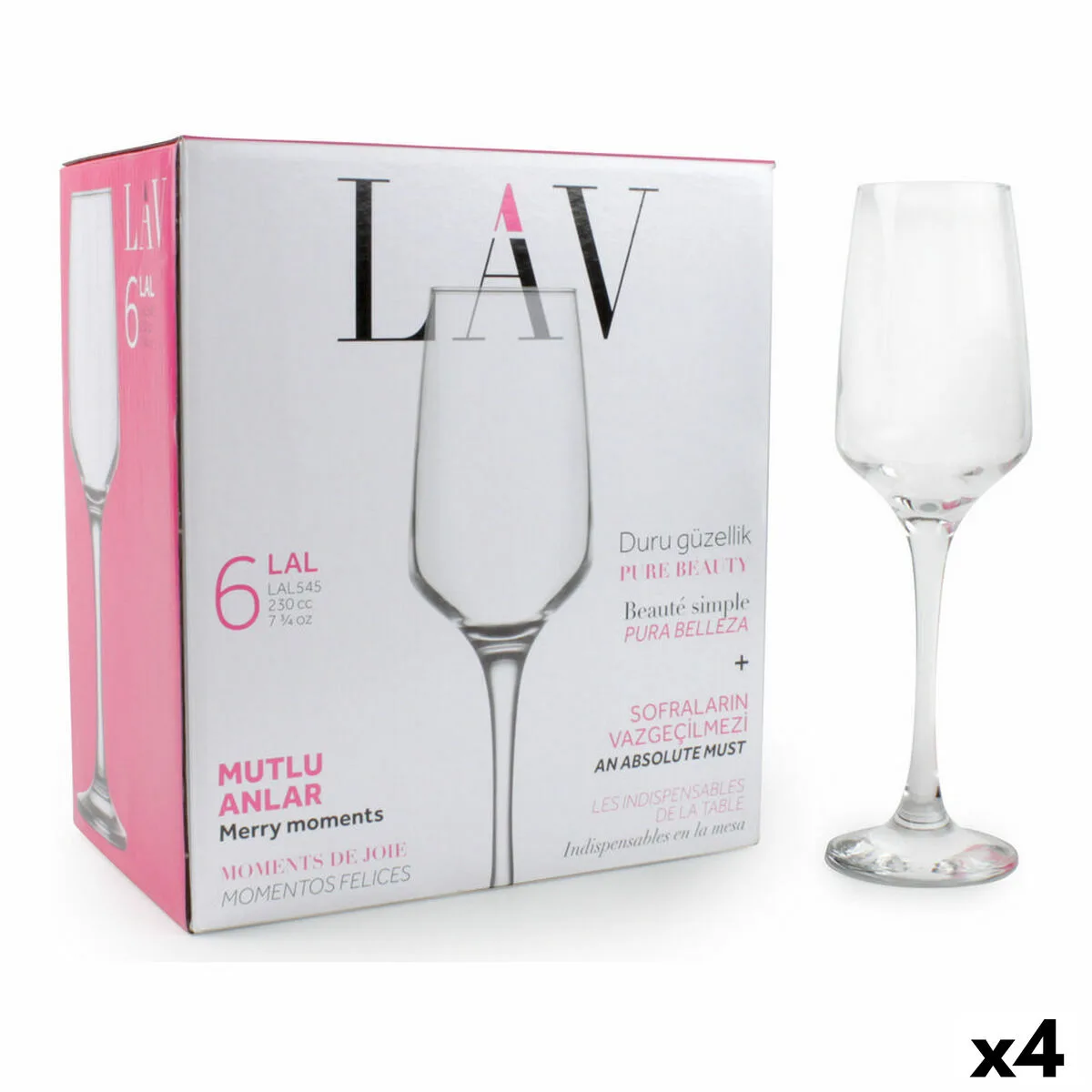 Coupe de champagne lav lal 6 pieces 4 unites s222744945. La chasse aux produits extraordinaires est ouverte. Diaytar vous donne les clés d'un univers shopping infini.