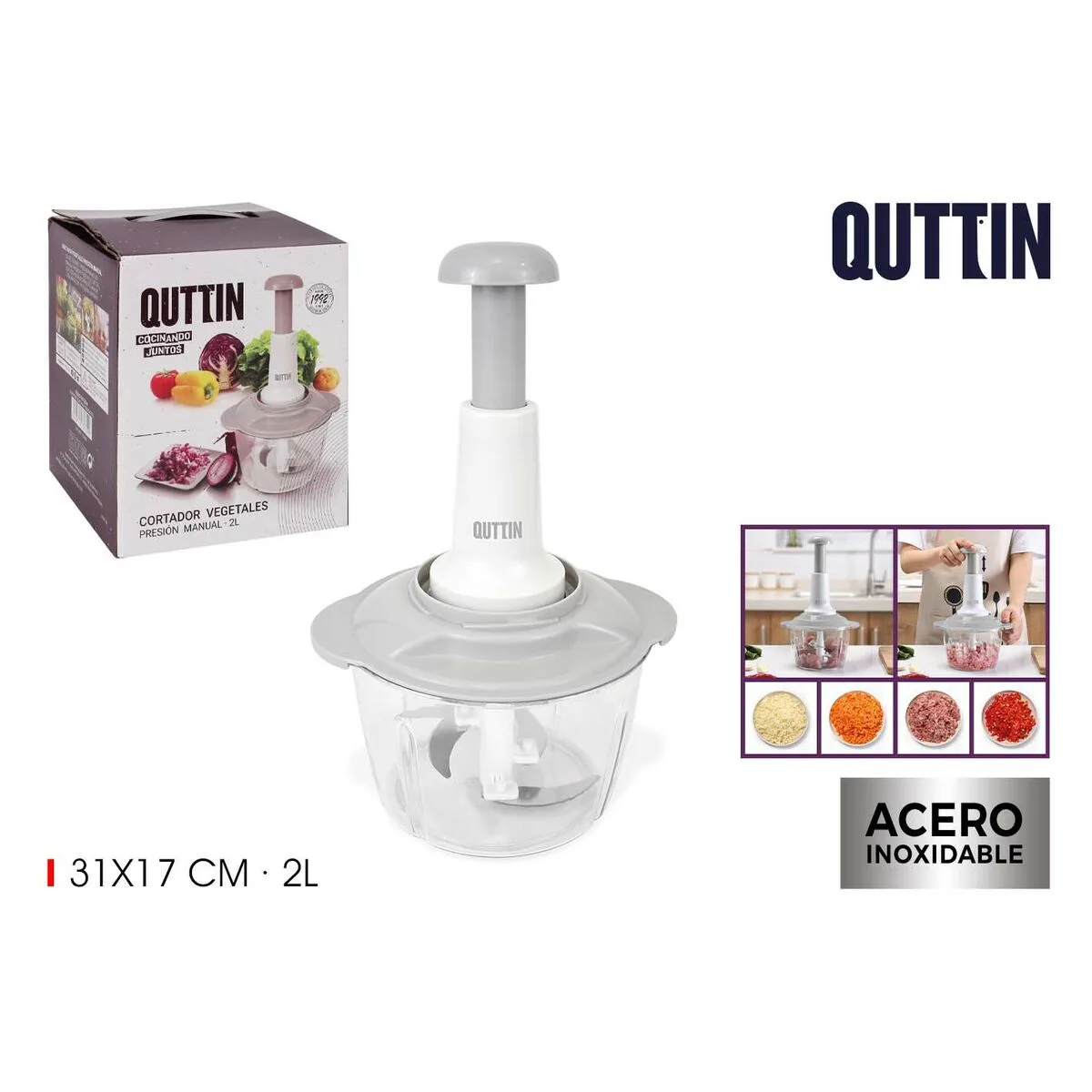 Coupeur de legumes quttin 18 x 18 x 22 cm 6 unites s223230155. Style et élégance se conjuguent parfaitement dans notre rayon mode Diaytar.