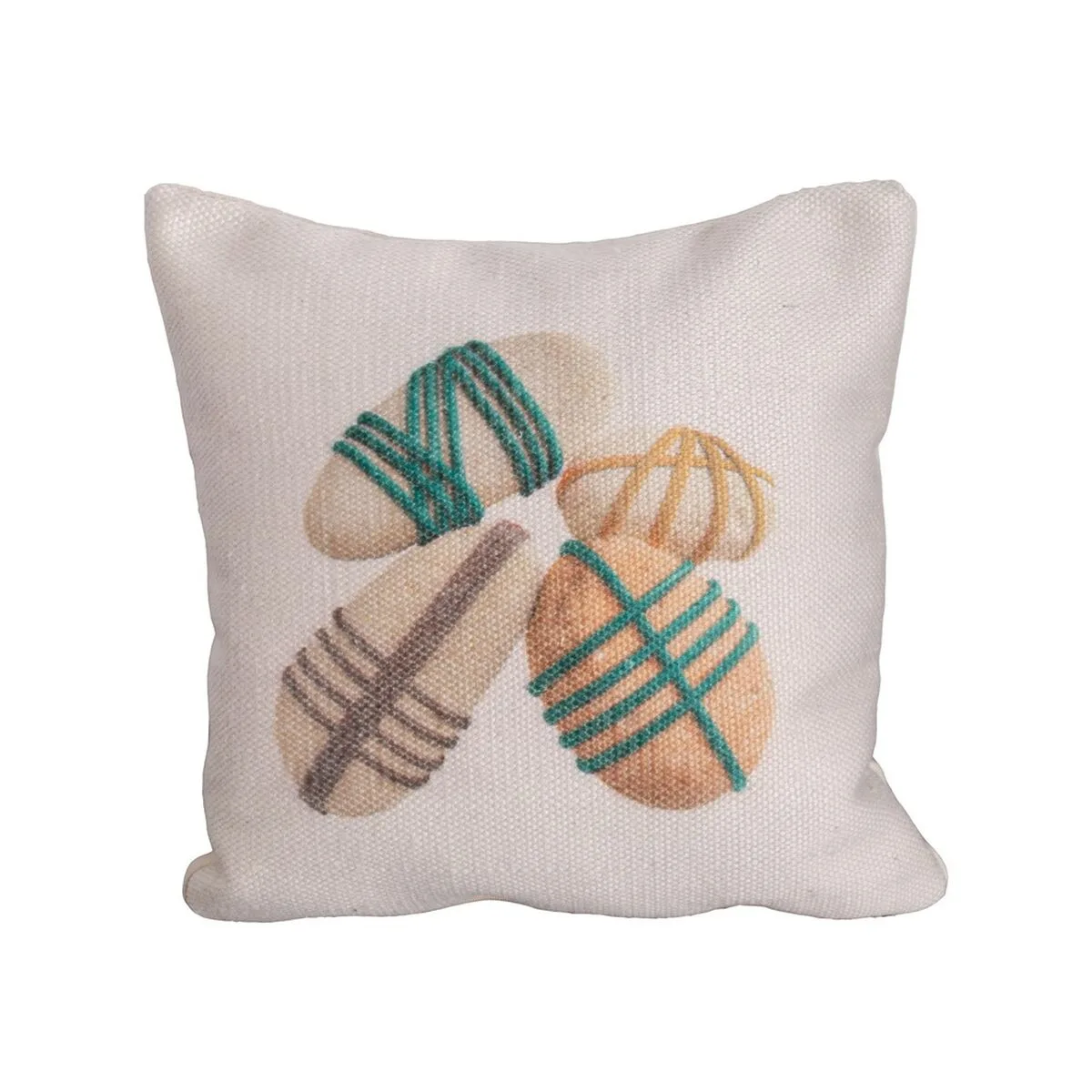 Coussin boho cyan pet pierre 45 x 10 x 45 cm s870019796. Diaytar : Le curateur de votre quotidien. Des produits soigneusement choisis pour leur originalité et leur utilité