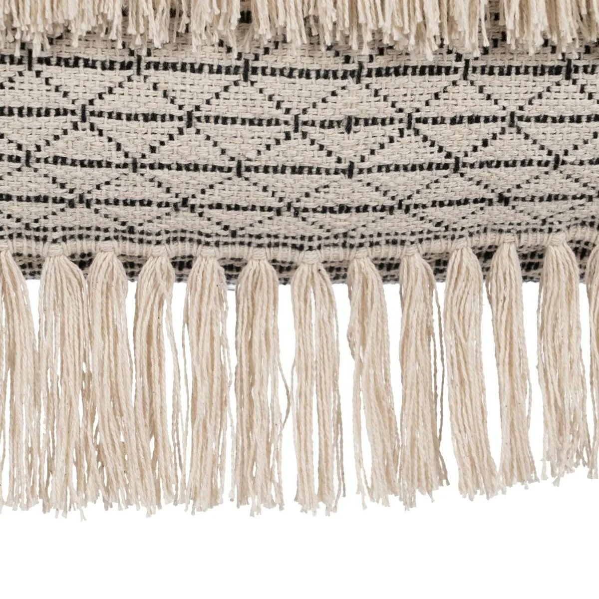 Coussin coton noir beige 30 x 60 cm s880434167. Votre boutique de confiance Diaytar vous accompagne dans tous vos projets.