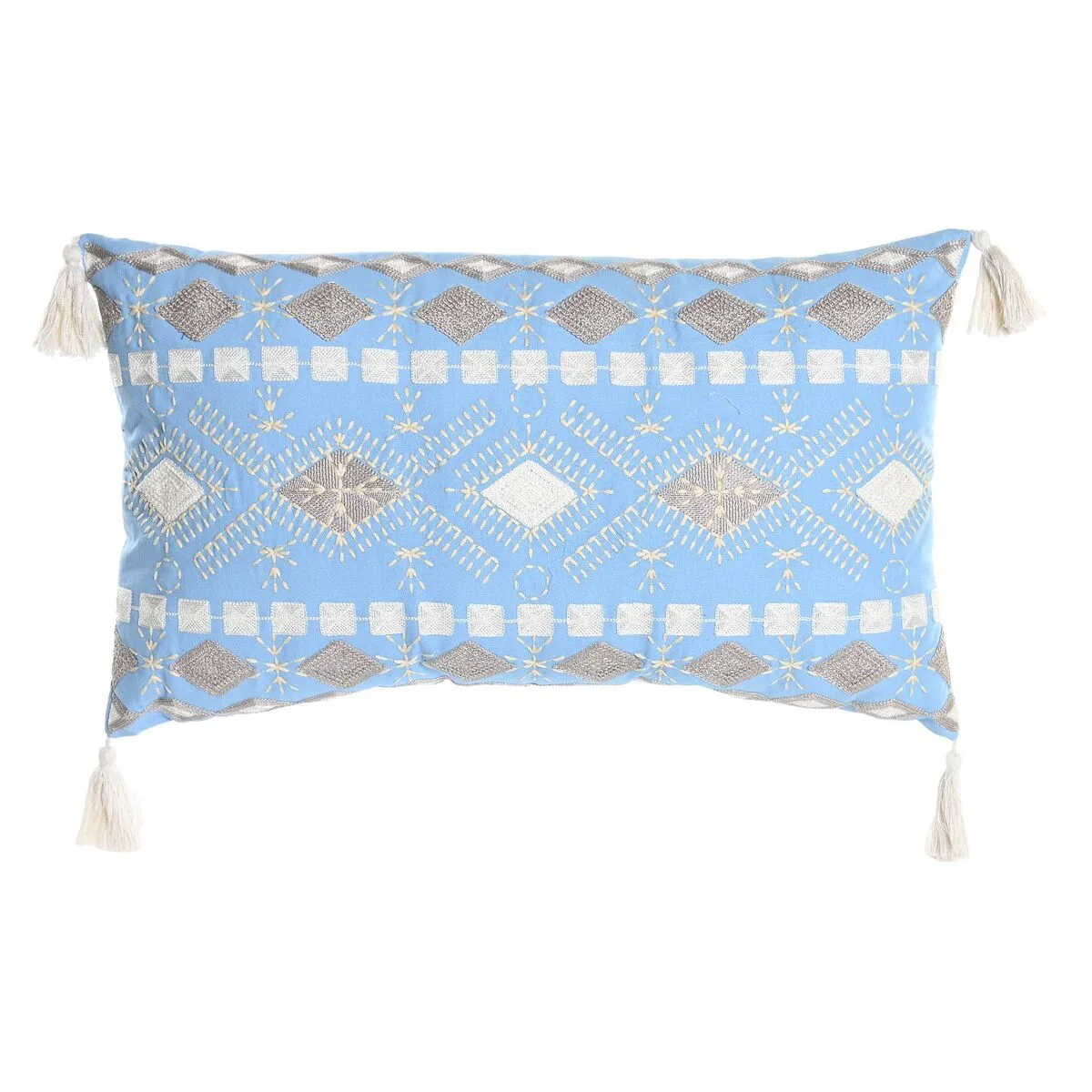 Coussin dkd home decor 60 x 15 x 35 cm bleu blanc s303809820. Diaytar, le nom qui garantit que chaque produit, du plus technologique au plus basique, a été choisi avec goût et exigence