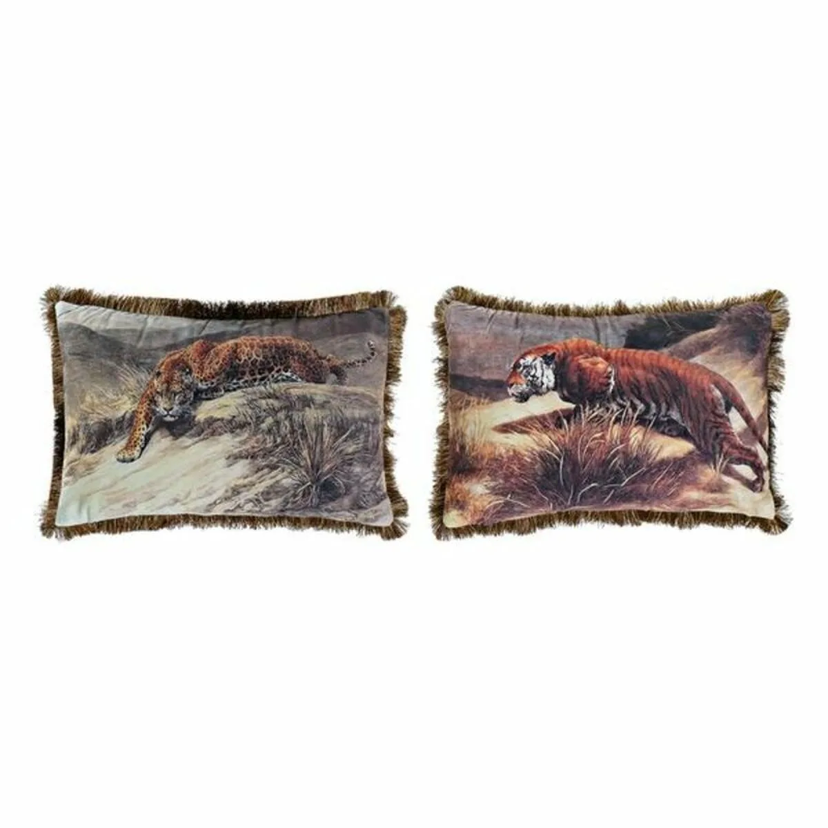 Coussin dkd home decor 8424001718016 animal polyester aluminium colonial 2 unites s300702519. Transformez votre intérieur avec les produits déco Diaytar !