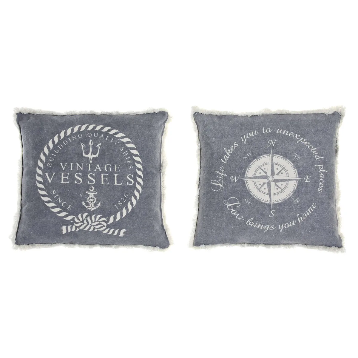 Coussin dkd home decor bleu blanc frange mediterraneen marin 45 x 10 x 45 cm 2 unites s304261071. La recette Diaytar : un tiers de design, un tiers d'innovation, un tiers de fonctionnalité. Le tout saupoudré de tendance.