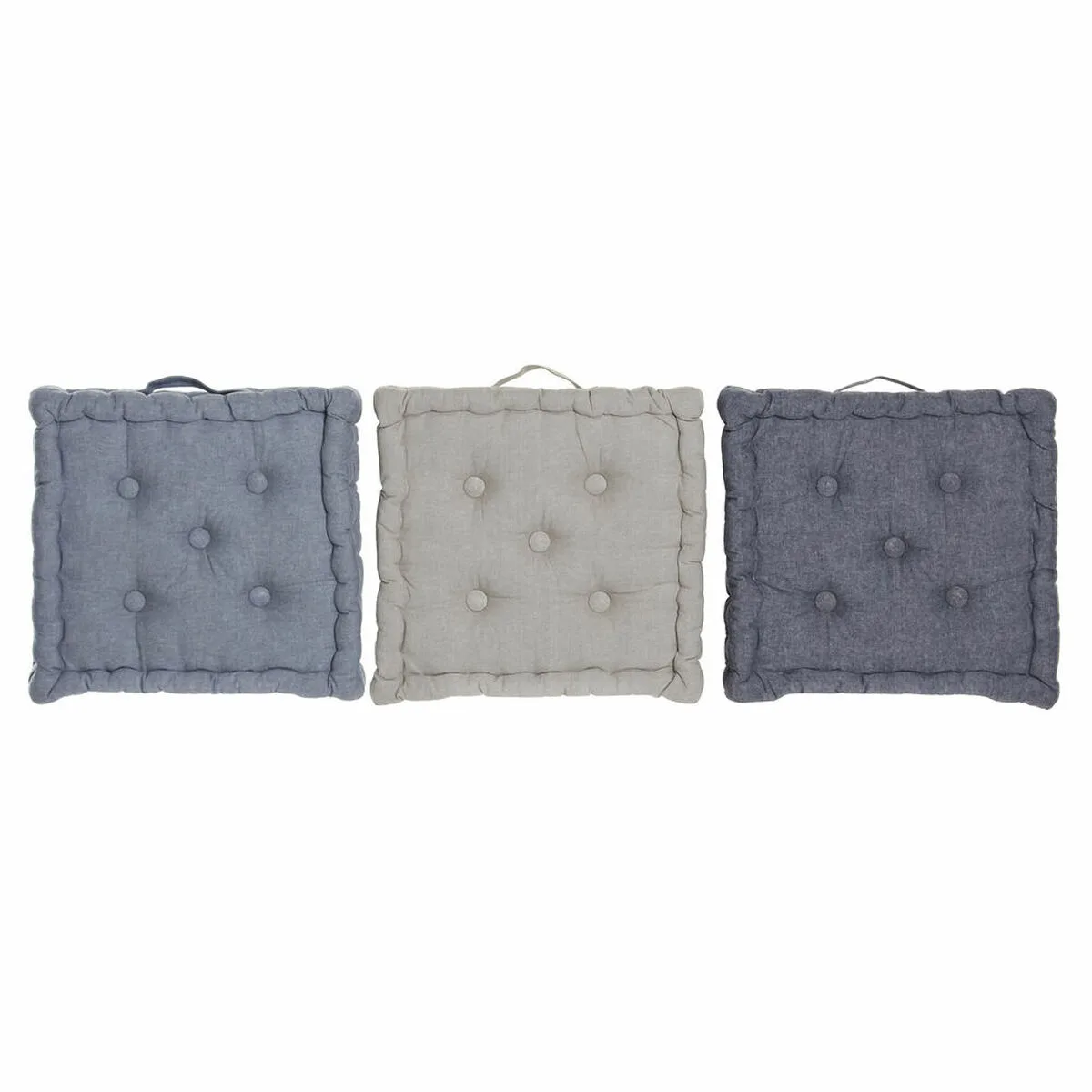 Coussin dkd home decor de sol bleu gris coton blue marine 3 pcs 38 x 38 x 8 cm s301763625. Diaytar, la boutique en ligne qui pense à tout : des gadgets électroniques les plus futés aux objets maison les plus design