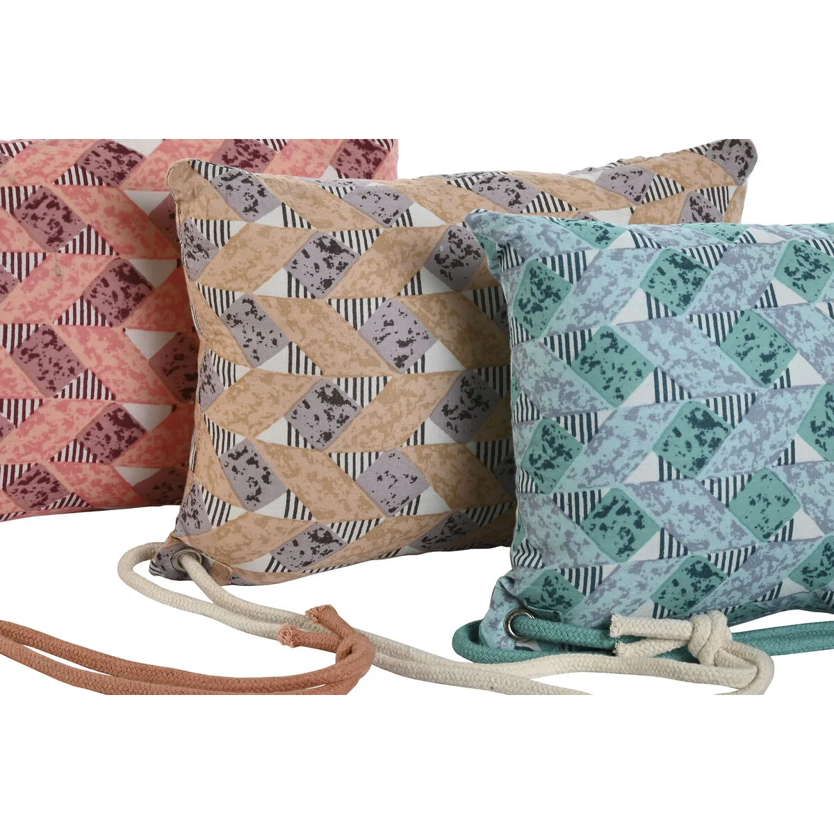 Coussin home esprit marron turquoise corail 30 x 10 x 20 cm 3 unites s305643165. L'ambition de Diaytar : devenir votre boutique en ligne de référence pour tous les produits qui améliorent votre vie