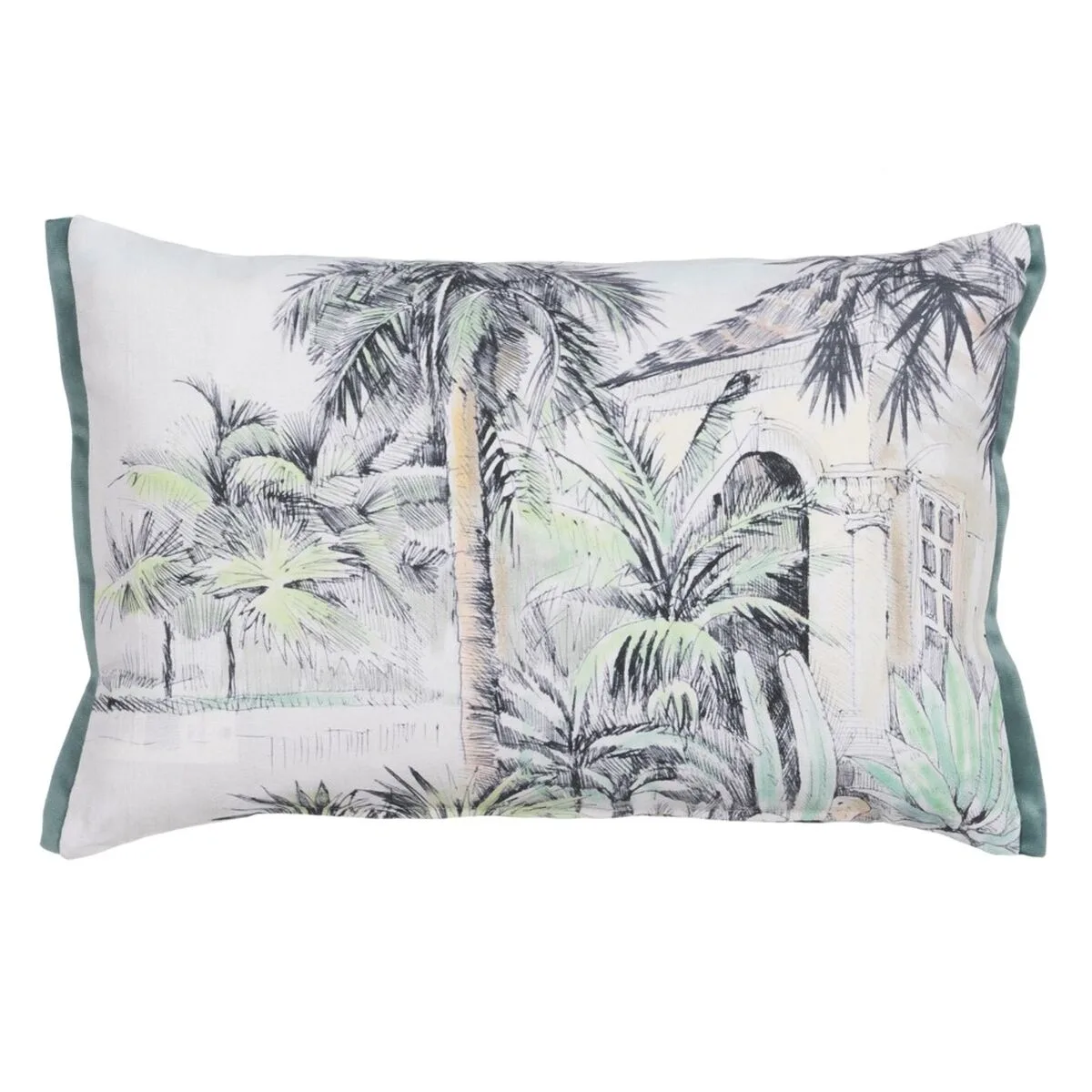 Coussin palmiers 100 coton 45 x 30 cm s880286156. Nous traitons chaque produit Diaytar avec le même respect que si nous devions l'offrir à un proche. La qualité est non-négociable.