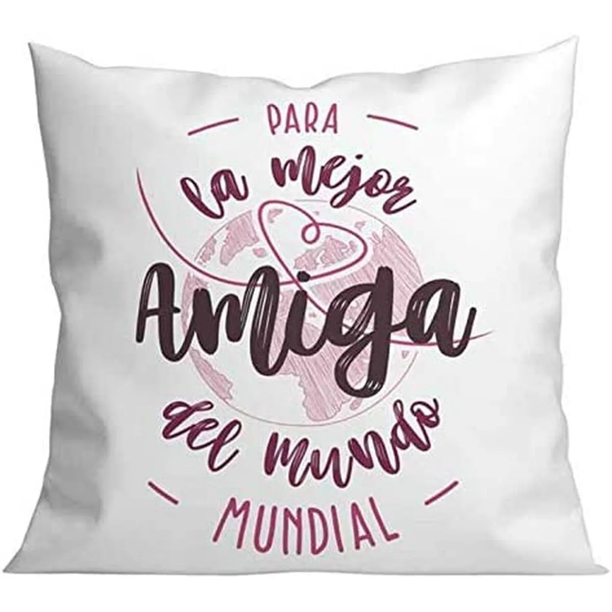 Coussin roymart para la mejor amiga del mundo blanc rose 40 x 40 cm s842377611. Les influenceurs adorent Diaytar pour ses pièces mode avant-gardistes.