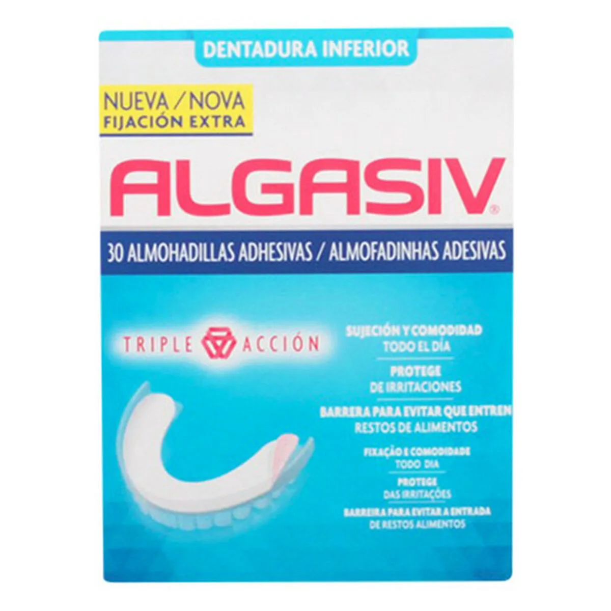 Coussinets adhesifs pour dentiers algasiv algasiv inferior 30 uds s055574986. Diaytar : Votre destination shopping en ligne pour découvrir les dernières tendances et produits généraux soigneusement sélectionnés