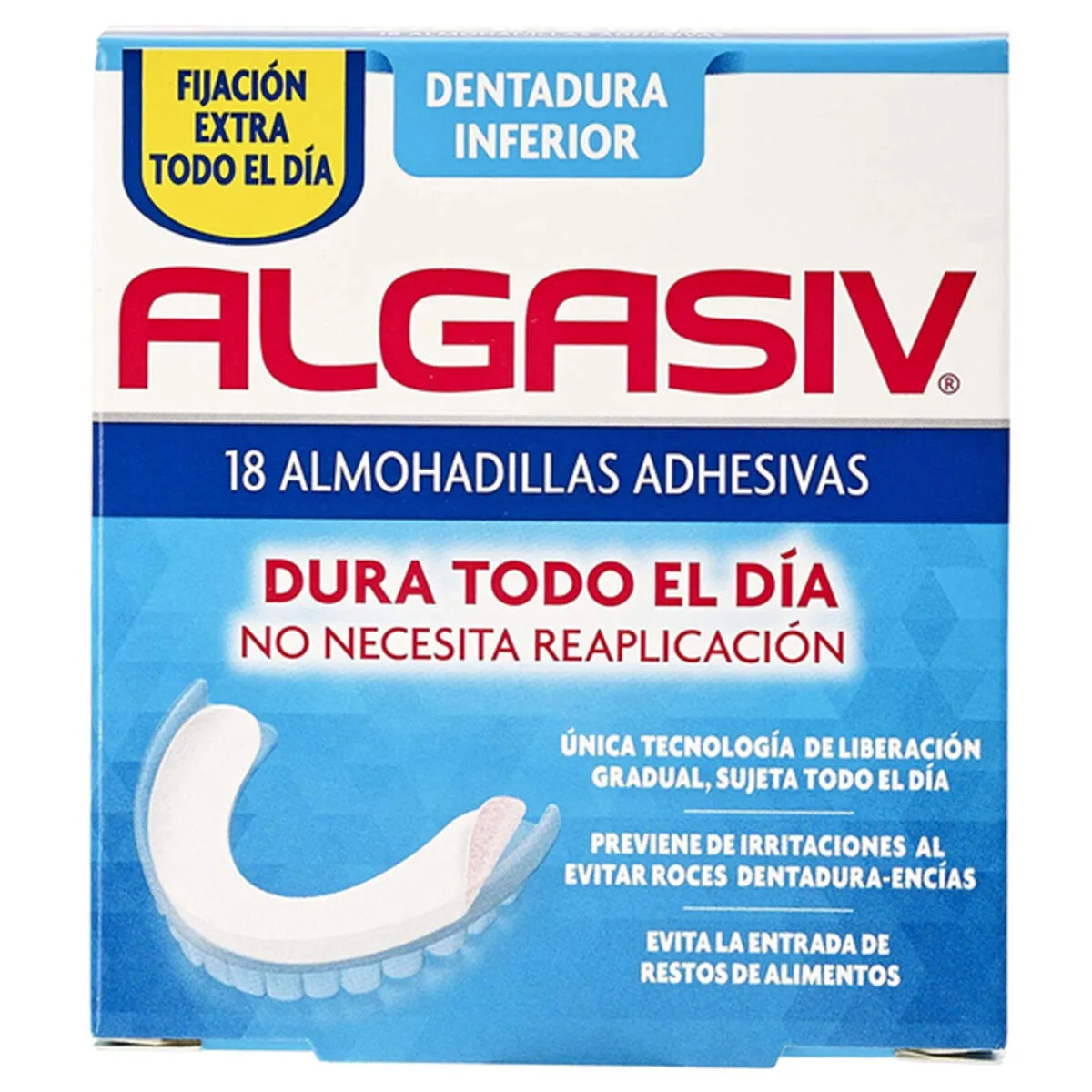Coussinets adhesifs pour dentiers inferior algasiv algasiv inferior 18 uds s057281392. Diaytar opère une veille constante pour vous offrir l'élite des produits généraux, électroniques et maison.