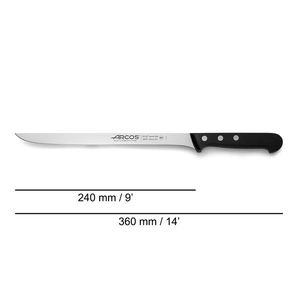 Couteau a jambon arcos serie universal acier 24 cm s792921374. Diaytar, le trait d'union entre vos besoins pratiques et vos aspirations esthétiques, à travers une offre généraliste pointue