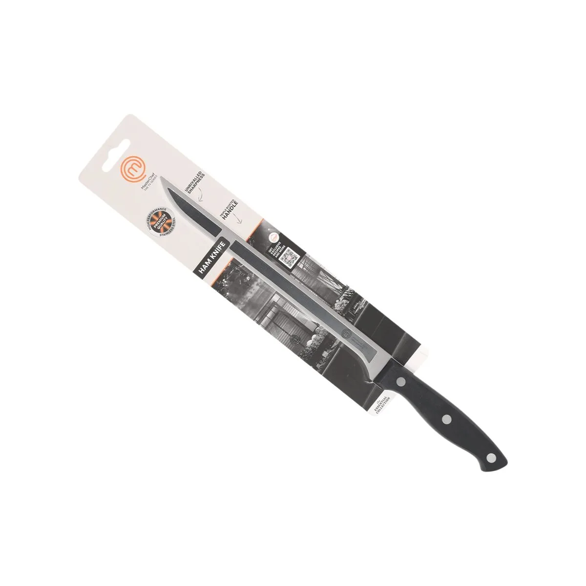 Couteau a jambon masterchef 23 cm noir argente 18 unites s223712880. Diaytar, c'est le refuge des amoureux du beau et de l'utile, un sanctuaire dédié au produit parfait.