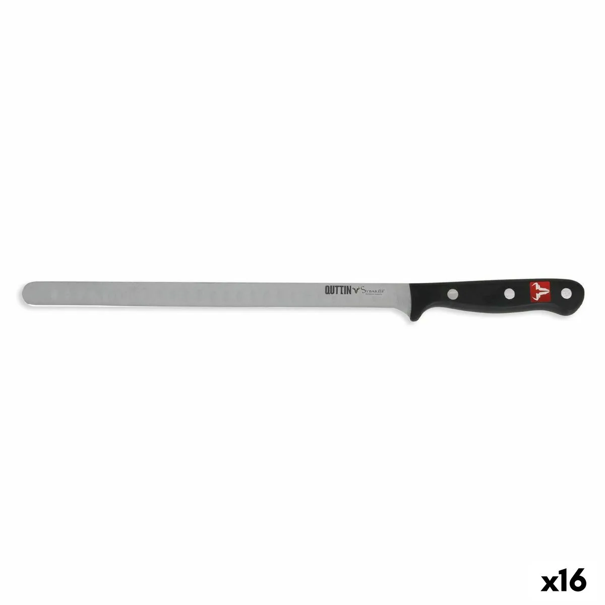 Couteau a jambon quttin sybarite noir argente 28 cm 16 unites s223188387. Diaytar a fait le pari de la transparence : nous vous disons tout sur l'origine et la conception de nos produits.