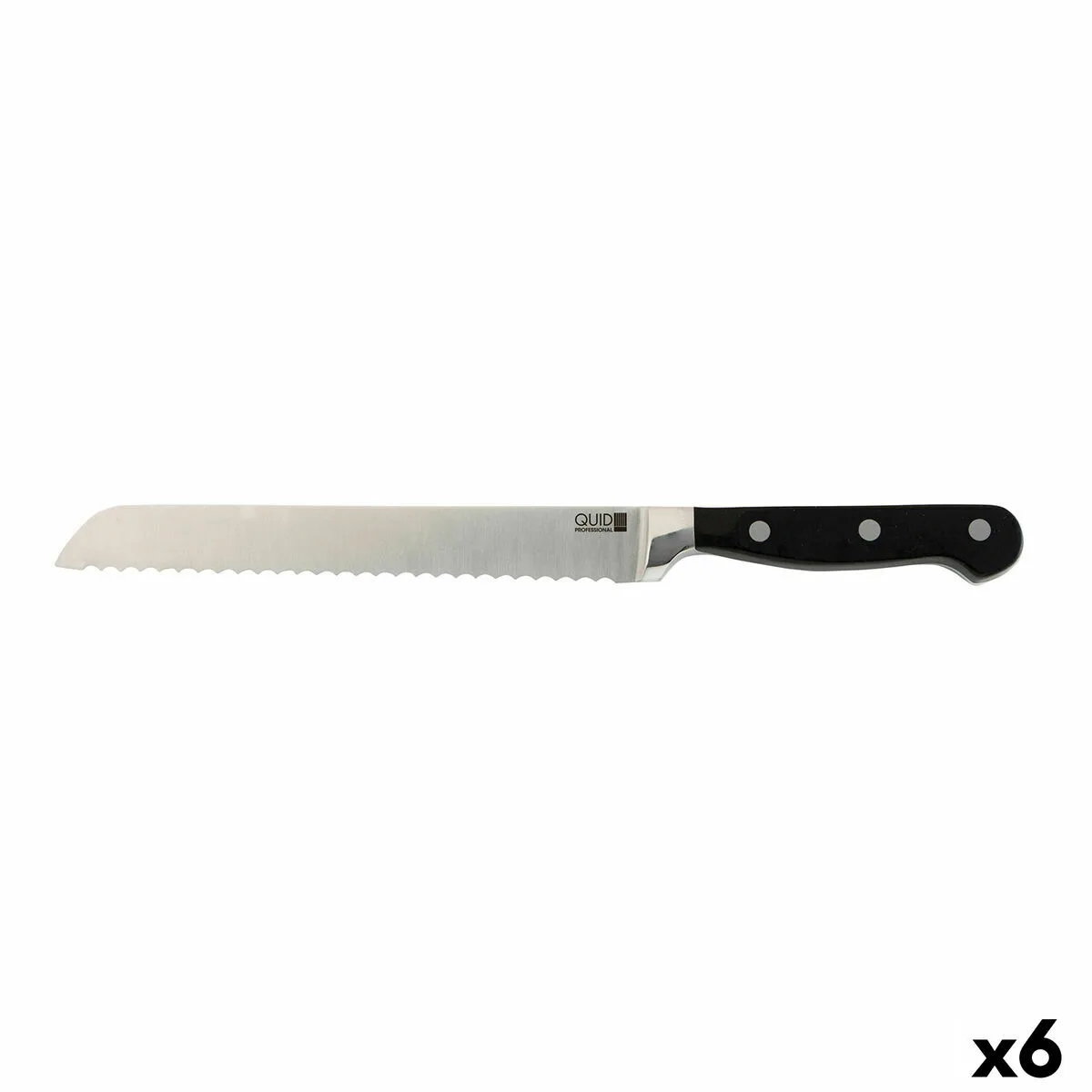 Couteau a pain quid professional inox chef black metal 20 cm pack 6x s270449042. Votre vie, simplifiée et stylisée par Diaytar et sa collection de produits essentiels et innovants