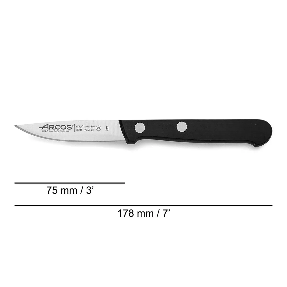 Couteau a trancher arcos serie universal 75 mm acier inoxydable s792919545. L'aventure Diaytar est une quête permanente de sens et d'esthétisme à travers des produits soigneusement pensés.