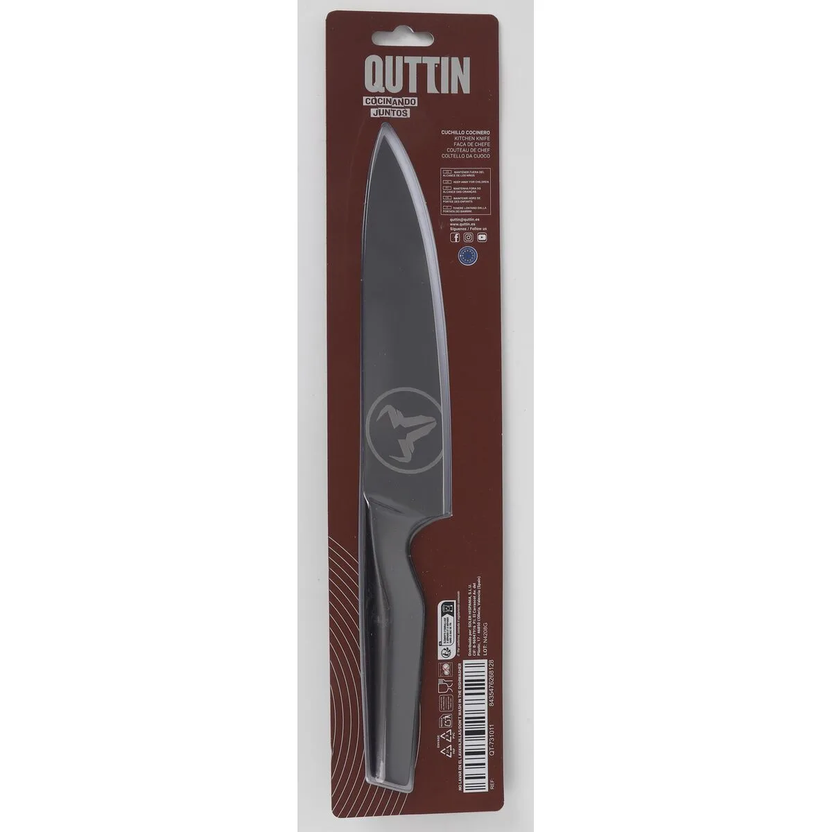 Couteau chef quttin black edition 20 cm s221372075. Diaytar, c'est l'alliance inattendue entre la rigueur suisse et la créativité italienne, appliquée au produit généraliste.