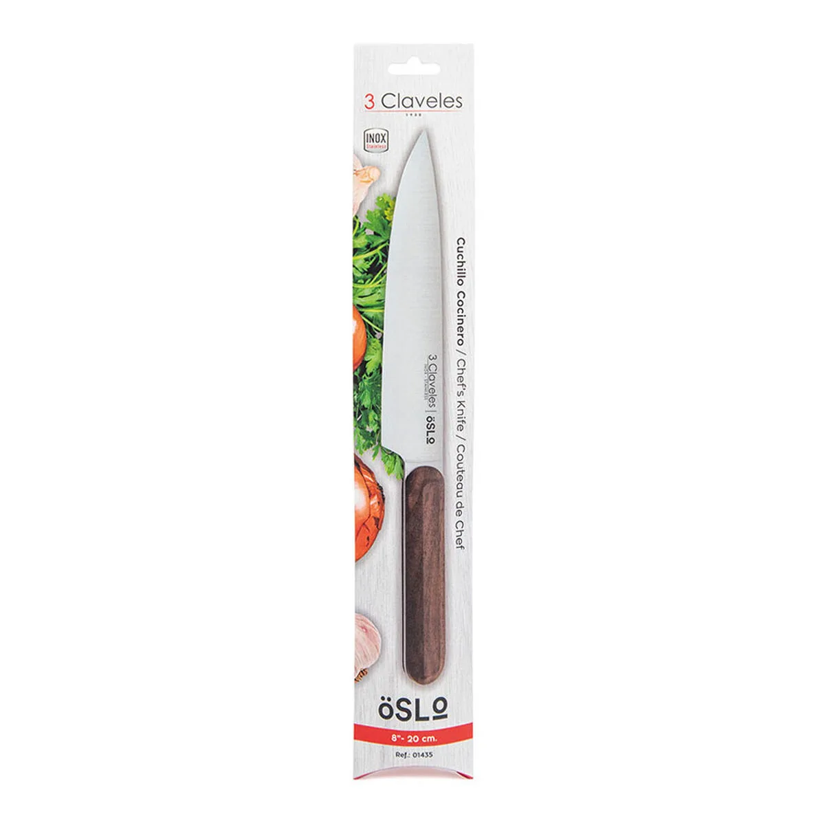 Couteau de cuisine 3 claveles oslo acier inoxydable 20 cm s792279385. Diaytar, la boutique en ligne qui pense à tout : des gadgets électroniques les plus futés aux objets maison les plus design