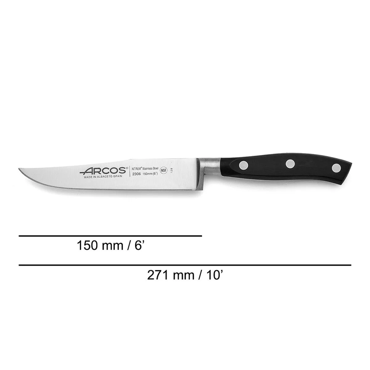 Couteau de cuisine arcos serie riviera noir acier 15 cm 6 s792921052. Diaytar, c'est le refuge des amoureux du beau et de l'utile, un sanctuaire dédié au produit parfait.