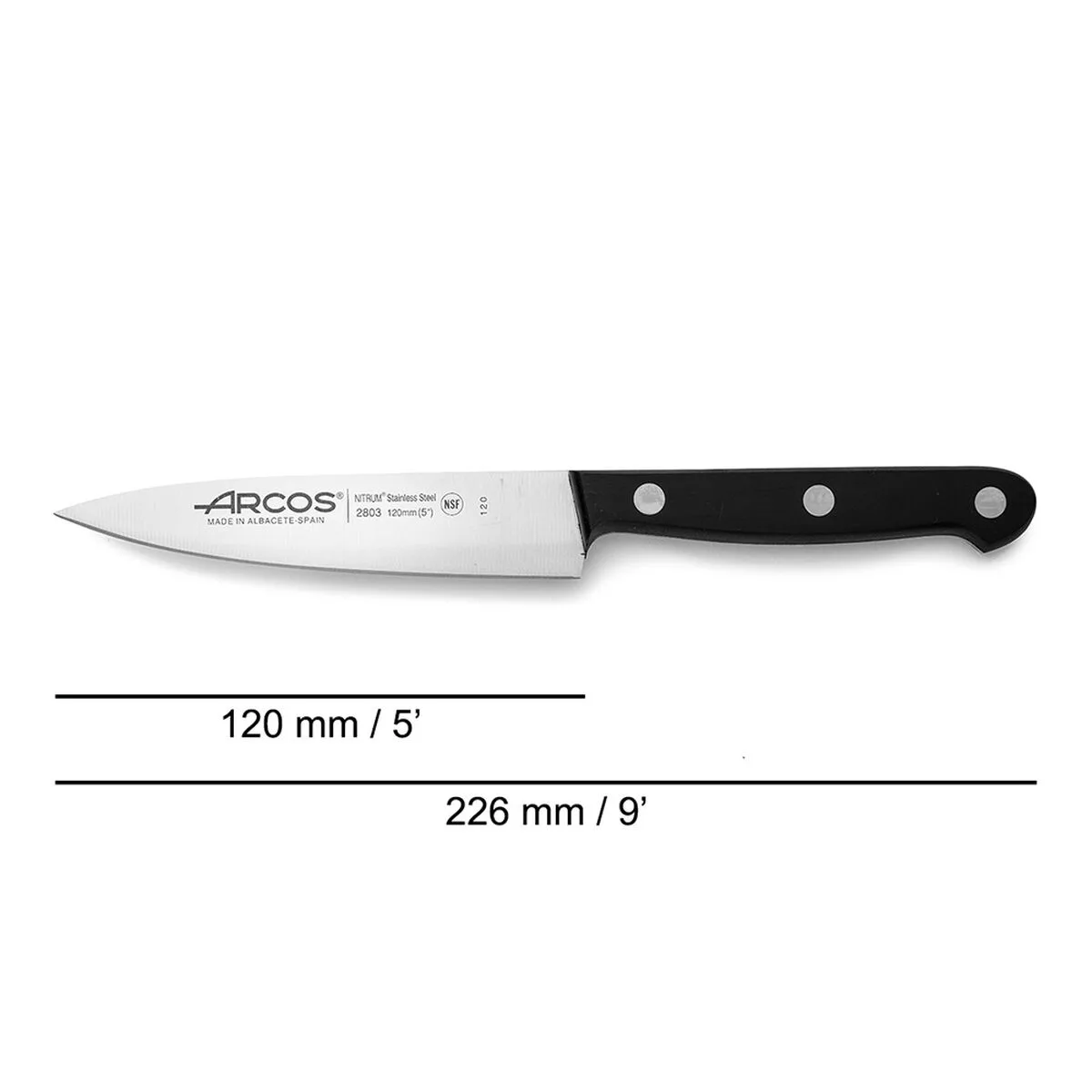 Couteau de cuisine arcos serie universal noir acier 12 cm s792920187. Diaytar incarne le renouveau du commerce en ligne : authentique, engagé et résolument tourné vers l'avenir.
