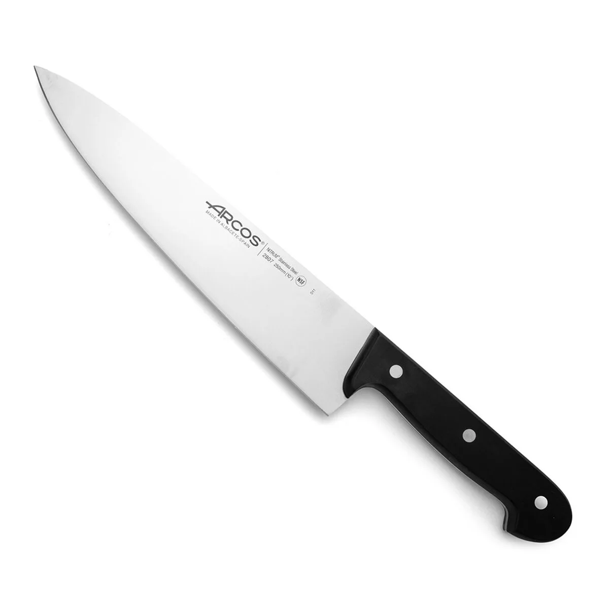 Couteau de cuisine arcos serie universal noir acier 25 cm s792920569. Diaytar, c'est la certitude de faire un choix judicieux. Chaque produit dans notre catalogue a passé nos tests exigeants.