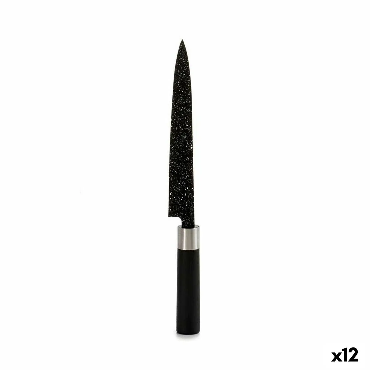 Couteau de cuisine kinvara kt11 5604m02 noir argente acier inoxydable plastique 3 5 x 33 3 x 2 2 cm marbre 12 unites s362383046. Nous sélectionnons pour Diaytar des produits qui ont une histoire, une âme, et qui sauront trouver une place dans la vôtre.