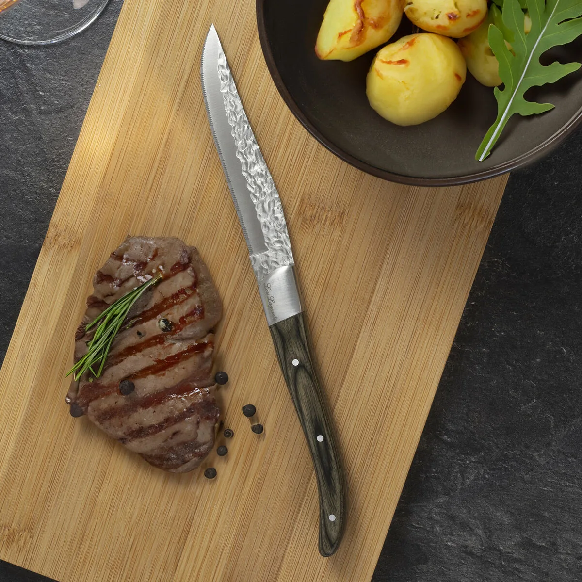 Couteau de cuisine lou laguiole volcano metal acier 23 x 2 4 x 1 5 cm 6 unites s271241028. Diaytar ne stocke pas des produits, il collectionne des pièces uniques pour enrichir votre quotidien.