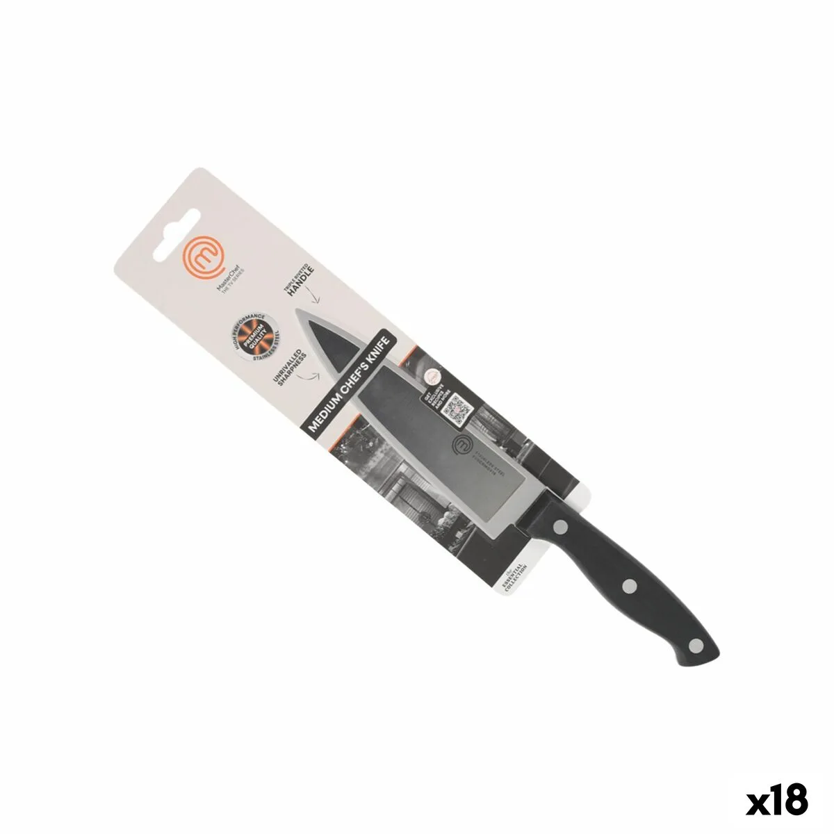 Couteau de cuisine masterchef chef noir argente 15 cm 18 unites s223712241. Chez Diaytar, nous valorisons autant la fonction que la forme dans chaque produit que nous ajoutons à notre collection