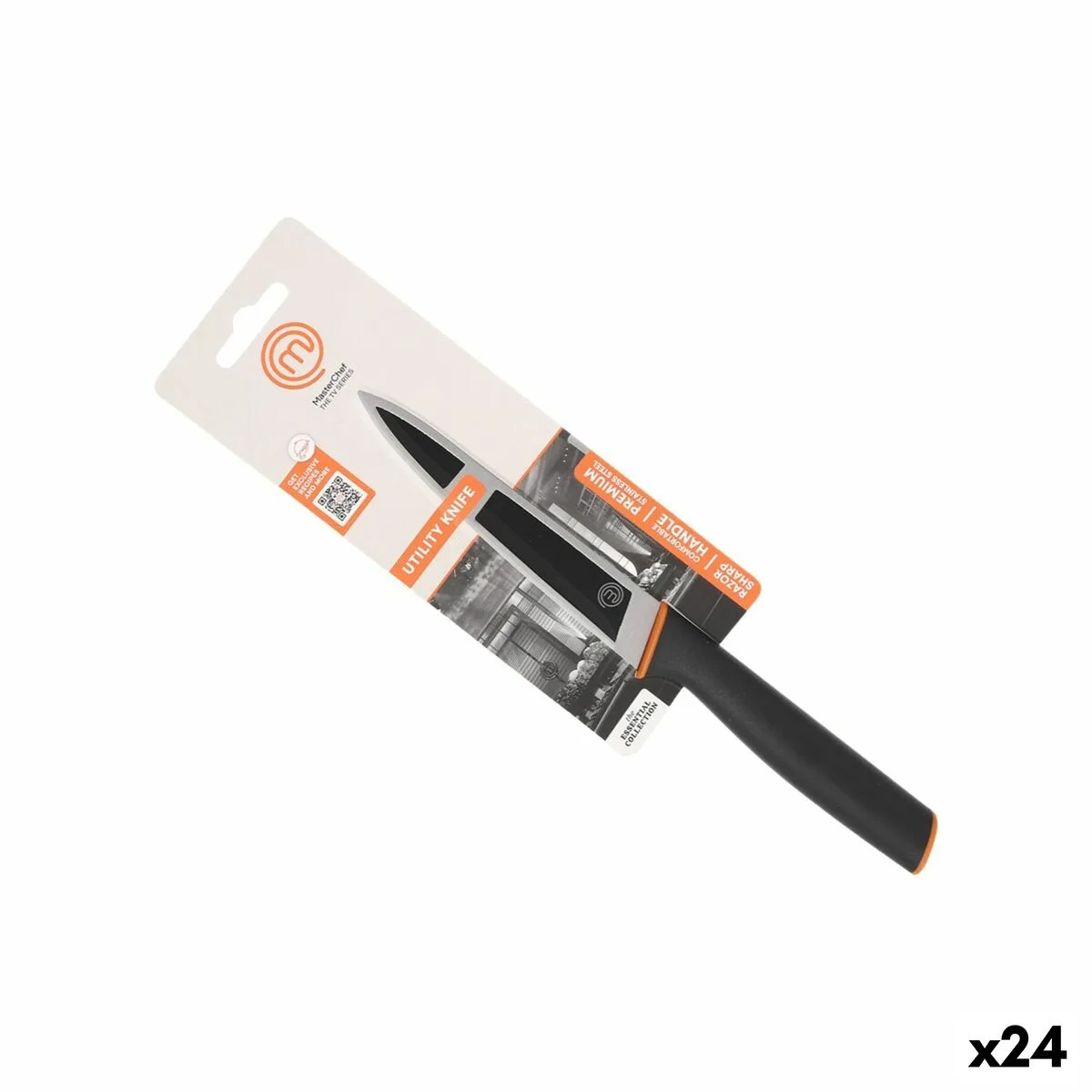 Couteau de cuisine masterchef noir argente 13 cm polyvalents 24 unites s223718270. Diaytar a été conçu pour ceux qui voient le shopping en ligne comme une source d'inspiration et de solutions pratiques