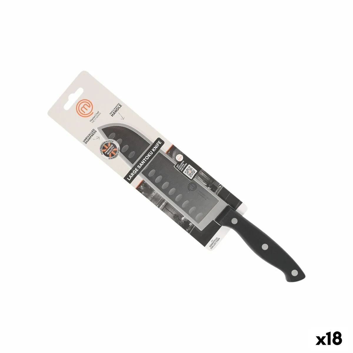 Couteau de cuisine masterchef noir argente 18 cm 18 unites s223712618. Diaytar s'adapte à vos besoins avec une gamme complète et variée.
