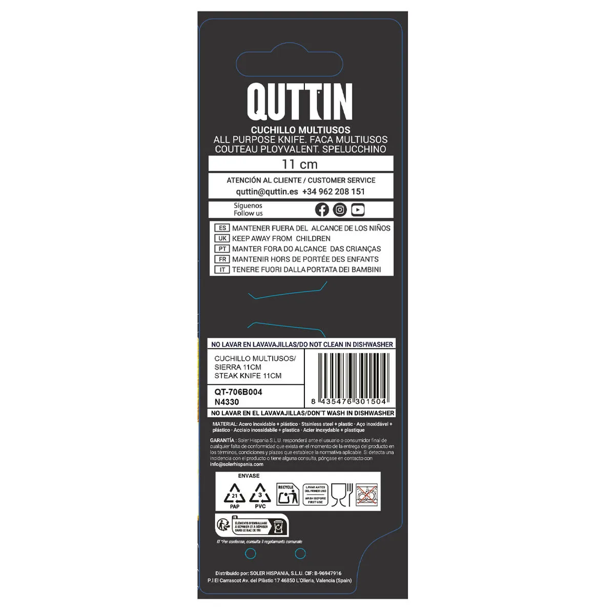 Couteau de cuisine quttin laos noir argente 11 cm polyvalents 36 unites s223893384. Diaytar, c'est votre conseiller shopping personnel, toujours à l'affût des pépites qui correspondent à votre style de vie.