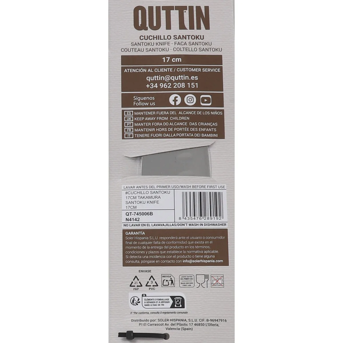 Couteau de cuisine quttin santoku takamura marron argente 17 cm 12 unites s223662985. Diaytar, c'est le cocktail parfait entre l'esprit start-up et l'expertise d'un grand commerçant généraliste.