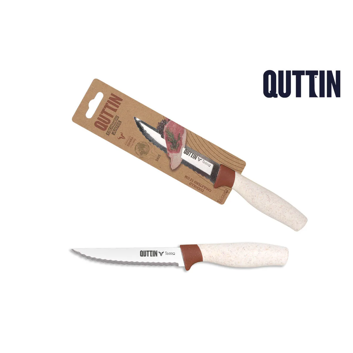 Couteau de cuisine quttin terra 12 cm 36 unites s223552567. La recette Diaytar : un tiers de design, un tiers d'innovation, un tiers de fonctionnalité. Le tout saupoudré de tendance.