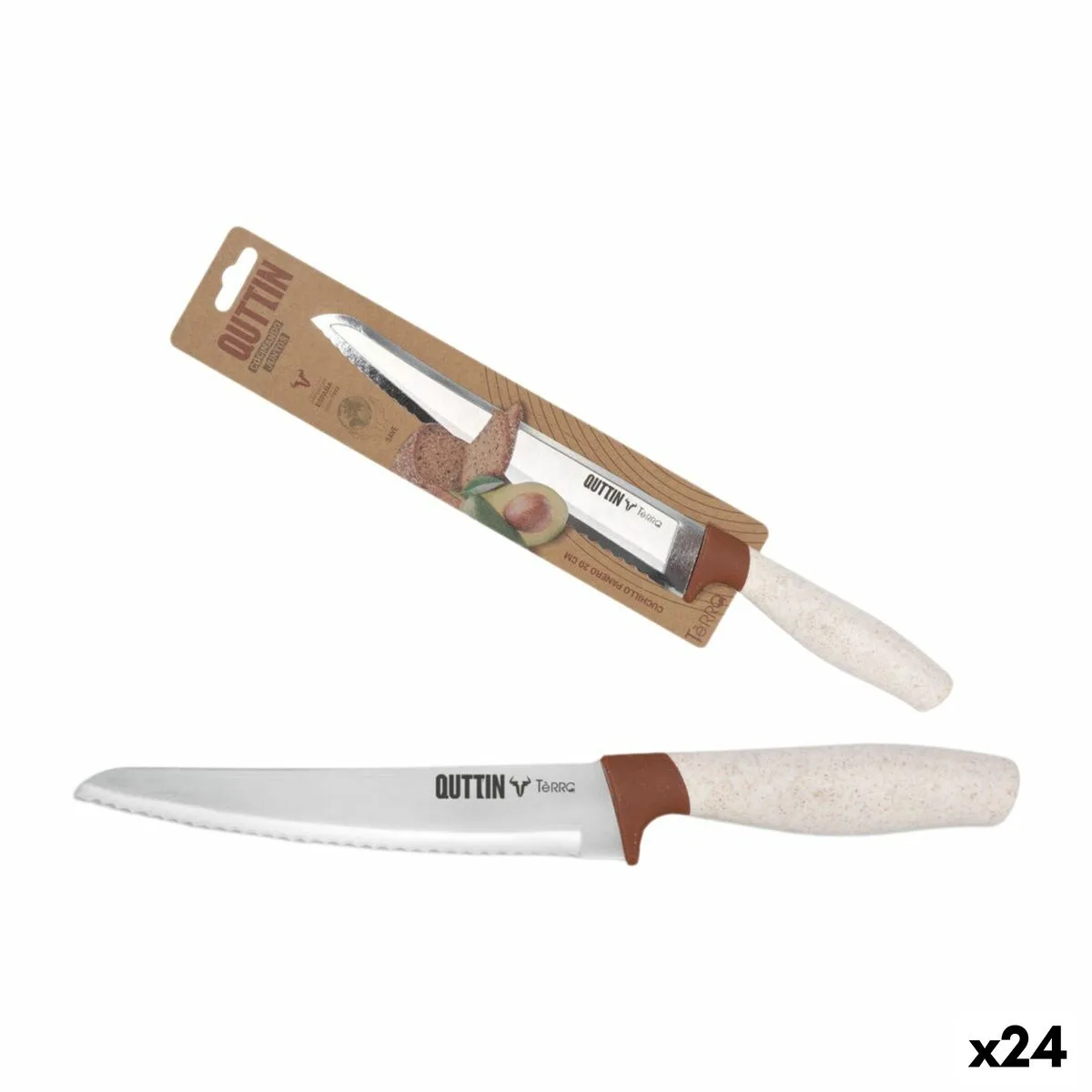 Couteau de cuisine quttin terra 20 cm 24 unites s223553138. Notre philosophie : le produit parfait n'existe pas. C'est pourquoi Diaytar en propose des milliers, pour que vous le créiez.