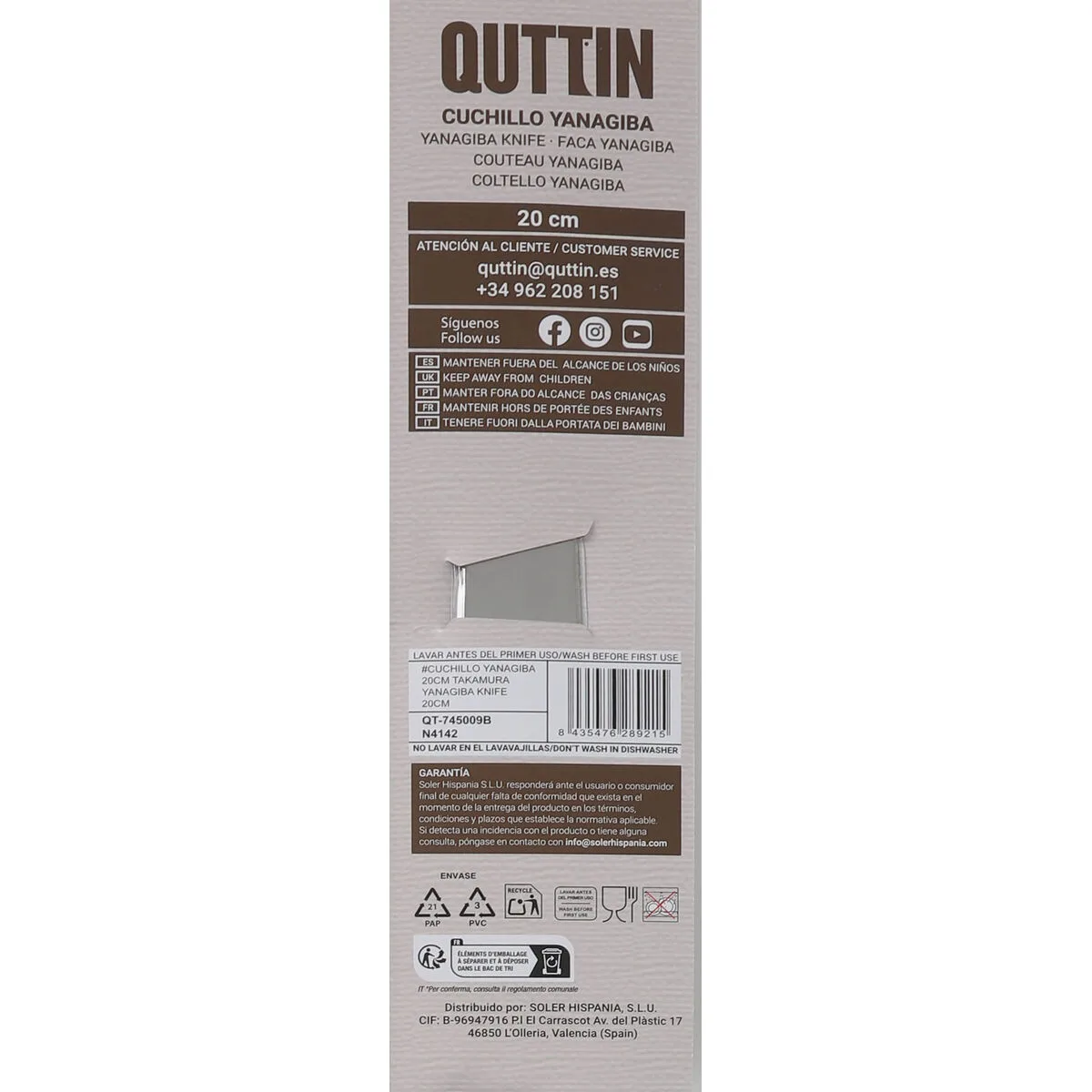 Couteau de cuisine quttin yanagiba takamura marron argente 20 cm 12 unites s223663313. Bien plus qu'un site, Diaytar est un club. Le club de ceux qui savent reconnaître la valeur d'un produit exceptionnel.