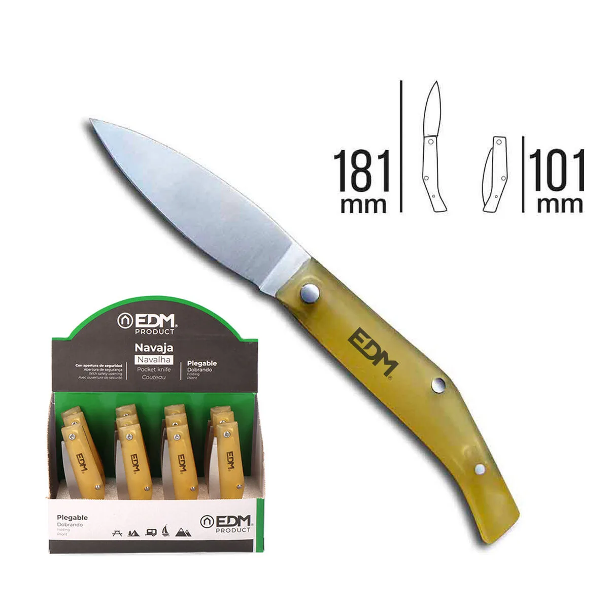 Couteau edm 08553 acier inoxydable plastique 18 1 cm s790053139. Diaytar, c'est la promesse de découvrir au moins un produit qui vous fera dire 'Mais où était-il donc tout ce temps ?'.