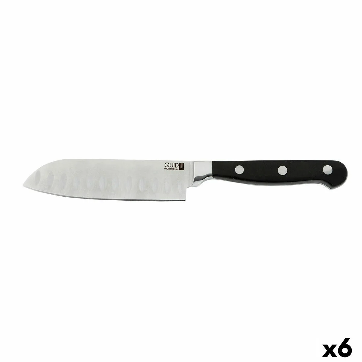 Couteau santoku quid professional inox chef black noir metal 13 cm pack 10x s270448890. Diaytar, c'est le testament vivant qu'on peut allier large choix et qualité exemplaire dans le e-commerce.