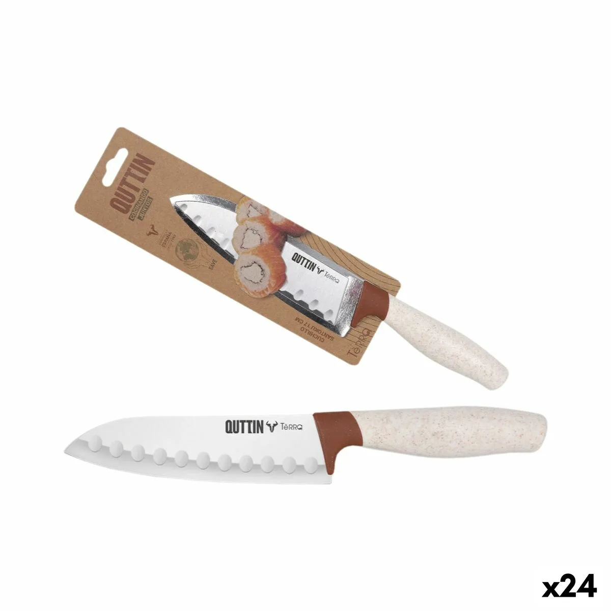 Couteau santoku quttin terra 17 cm 24 unites s223553714. Plongez dans l'univers Diaytar, votre référence pour des produits du quotidien, high-tech et déco, tous porteurs de tendances