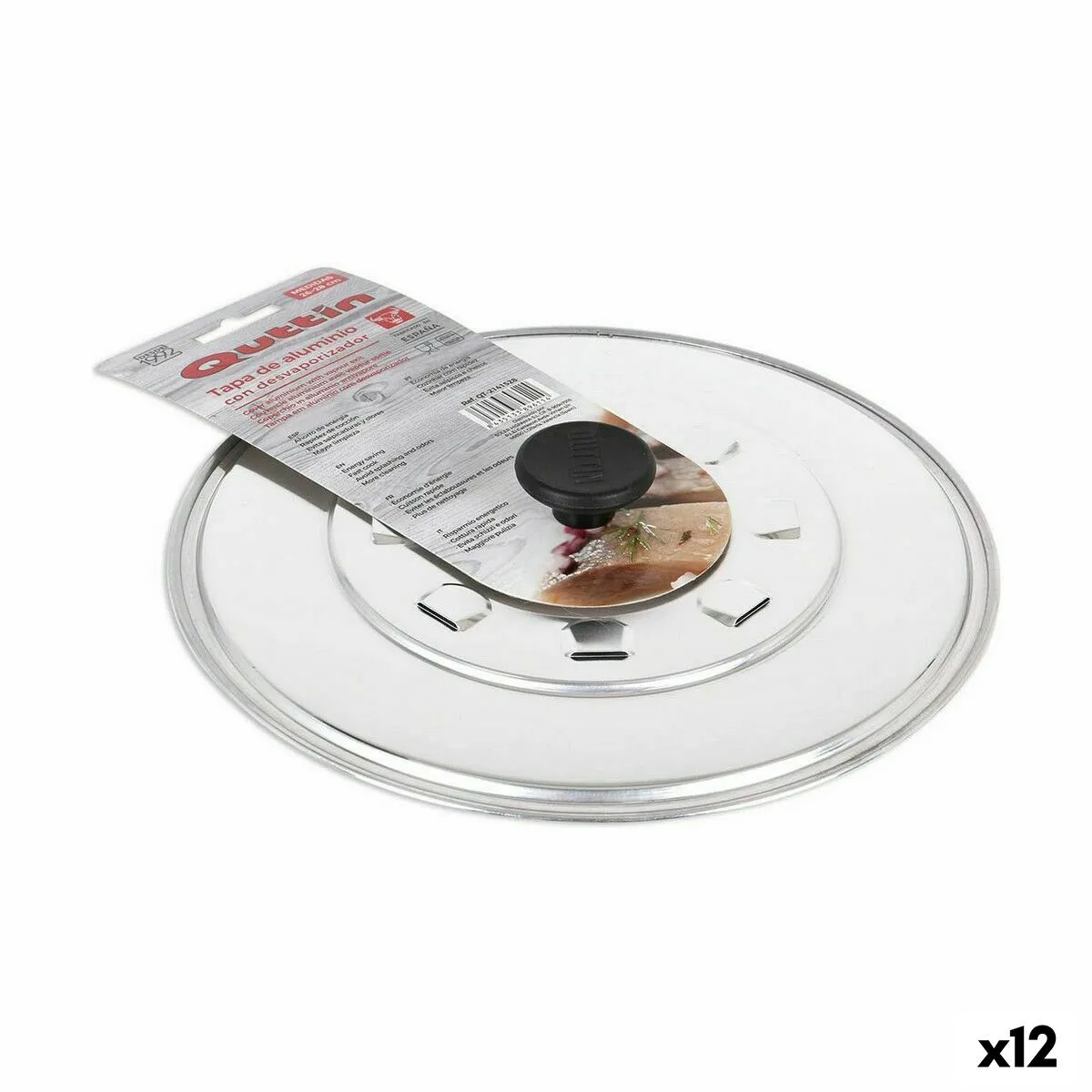 Couvercle pour poele avec valve de depressurisation quttin aluminium o 28 x 28 x 4 cm 12 unites s222660745. Diaytar vous invite à un voyage shopping au cœur des produits qui définissent le mode de vie contemporain