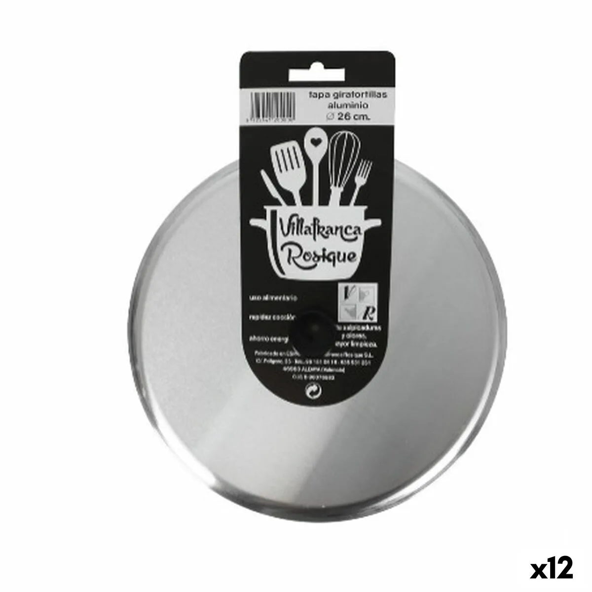 Couvercle pour poele vr argente o 27 cm aluminium 12 unites s222752282. Créez votre look signature avec les pièces mode sélectionnées par Diaytar.