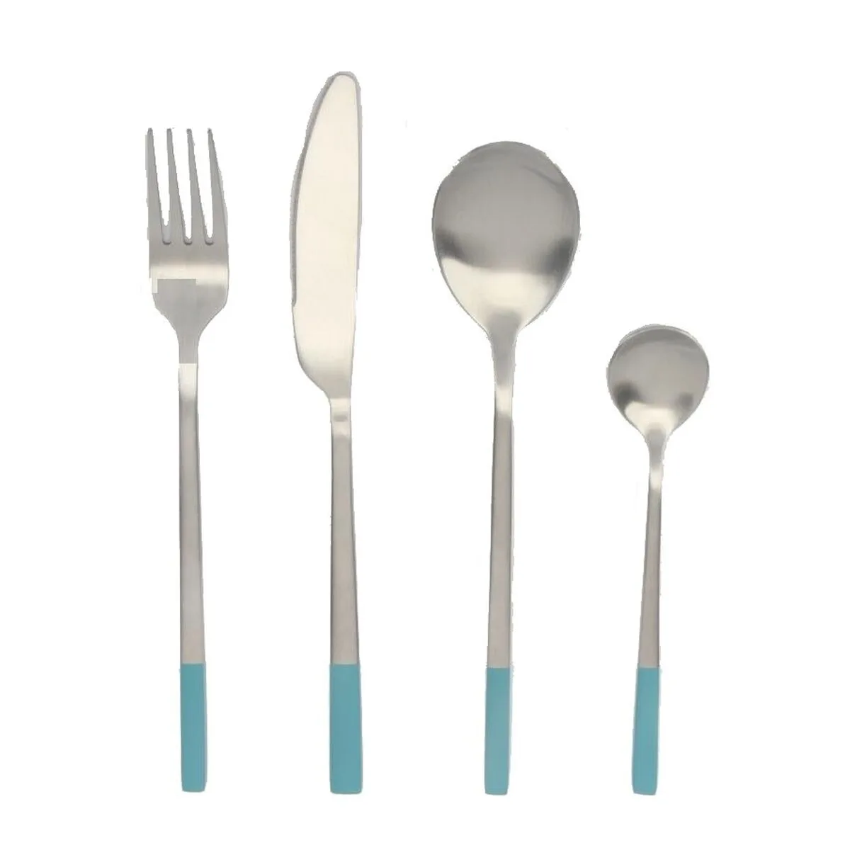Couverts dkd home decor bleu argente acier inoxydable 16 pieces s304117755. Osez l'originalité avec les créations mode exclusives de Diaytar.