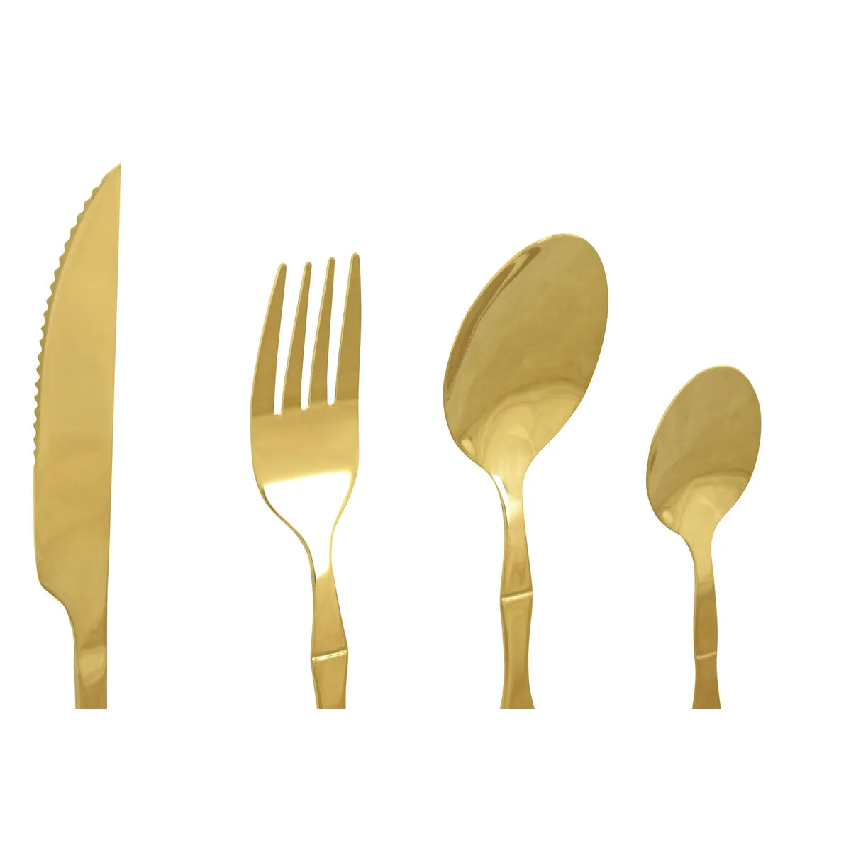Couverts home esprit dore acier inoxydable 15 x 7 x 24 cm 16 pieces s306073962. Chez Diaytar, nous transformons vos envies en réalité avec style.