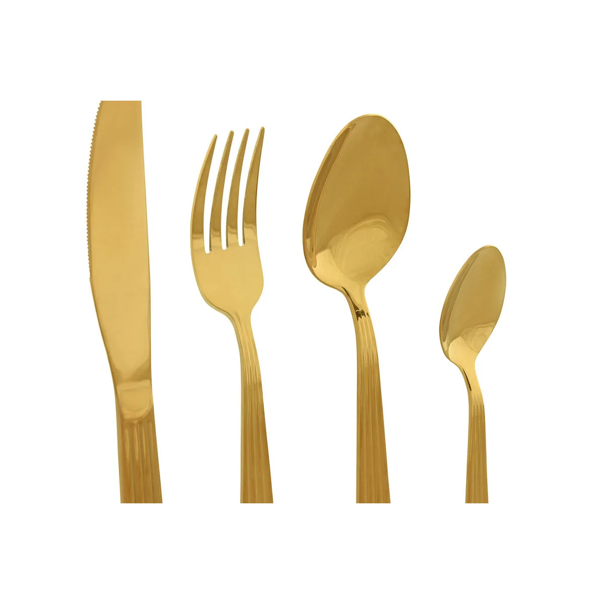 Couverts home esprit dore acier inoxydable 15 x 7 x 24 cm 16 pieces s306074190. Diaytar : La boutique qui réunit qualité, tendance et prix accessibles sous un même toit.