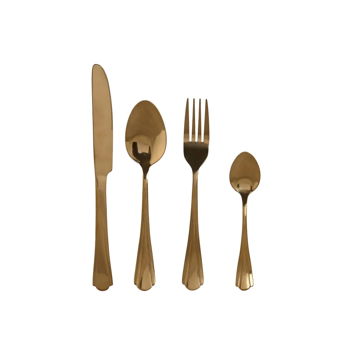Couverts home esprit dore acier inoxydable 2 x 0 4 x 24 cm 16 pieces s305964271. Diaytar a été conçu pour ceux qui voient le shopping en ligne comme une source d'inspiration et de solutions pratiques