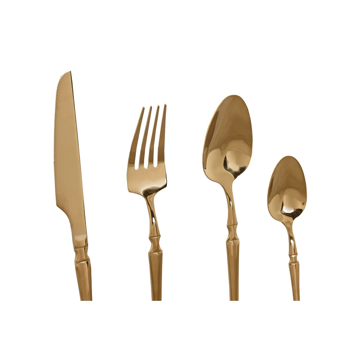 Couverts home esprit dore acier inoxydable 3 x 1 5 x 15 cm 16 pieces s305462031. Diaytar, c'est le sismographe des tendances : nous captons les vibrations du marché pour vous offrir le meilleur.