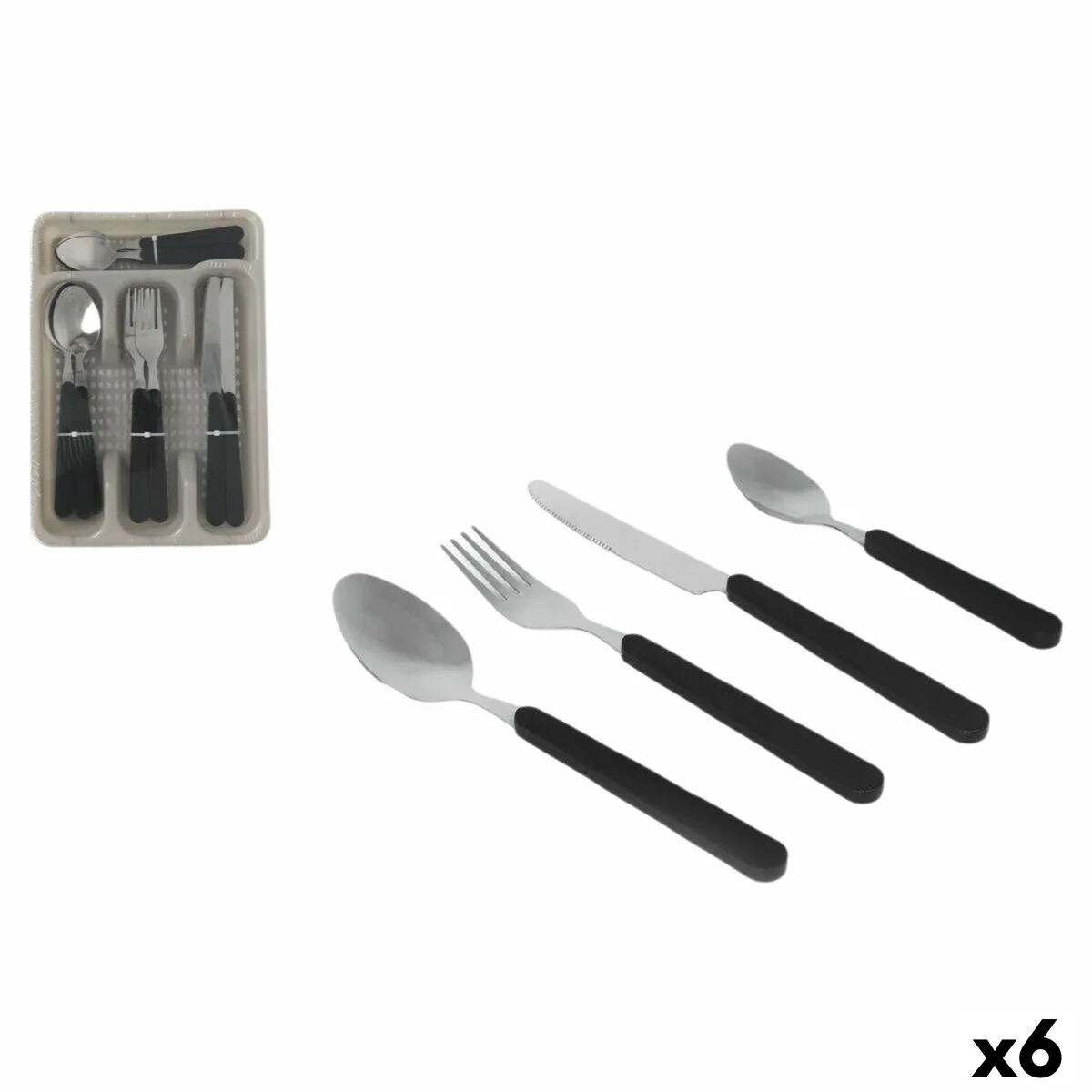 Couverts quttin atenas plastique 17 pieces 6 unites s223936153. Créez votre look signature avec les pièces mode sélectionnées par Diaytar.