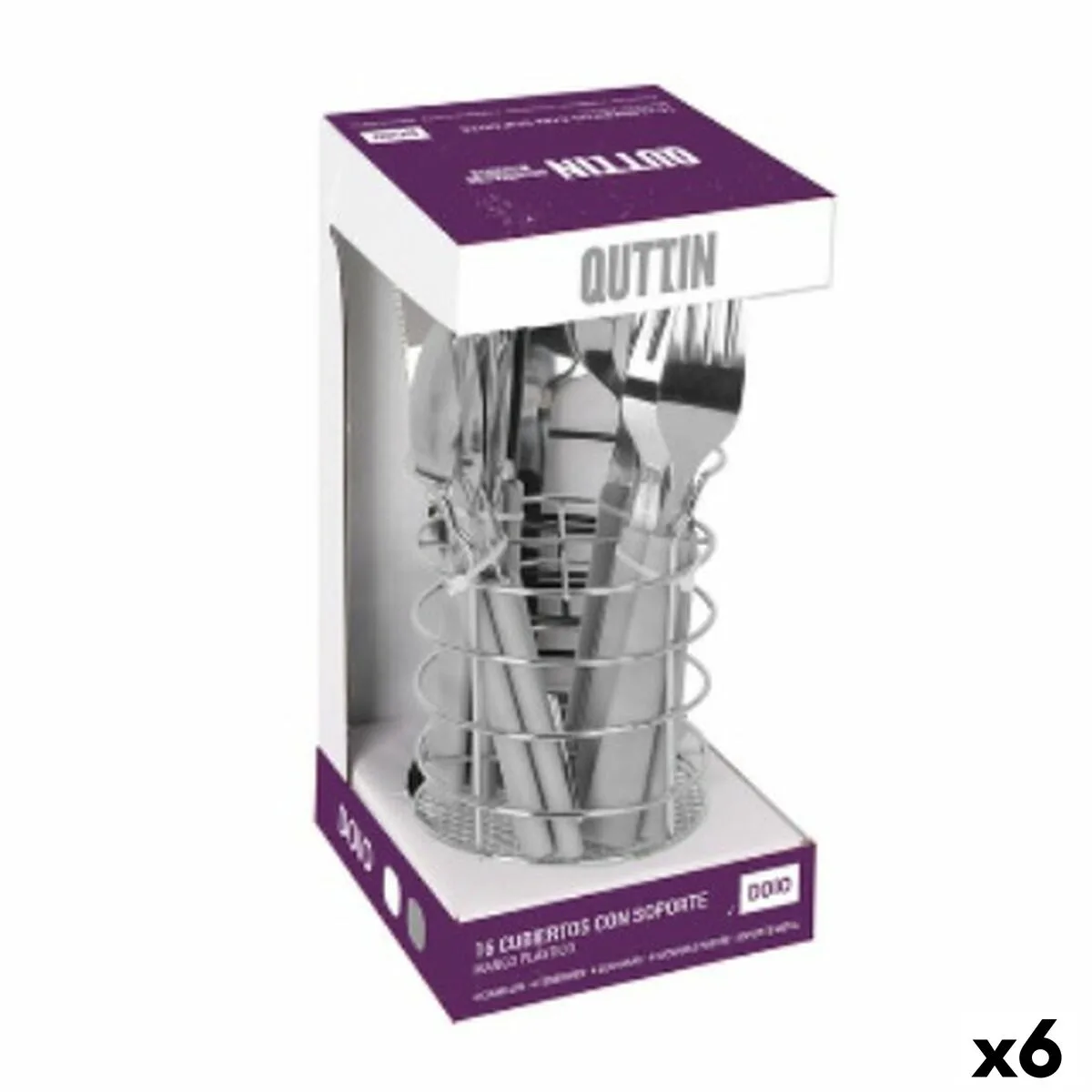 Couverts quttin doio 6 unites s223910060. Notre équipe chez Diaytar est votre équipe de choc, dévouée à débusquer les produits qui méritent votre attention.