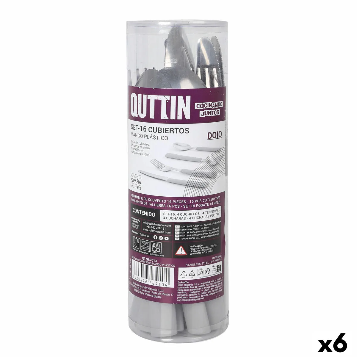 Couverts quttin doio plastique 16 pieces 17 pieces 6 unites s223717876. Nous avons injecté tout notre savoir-faire dans Diaytar pour vous offrir une expérience shopping sans friction, tout en plaisir.