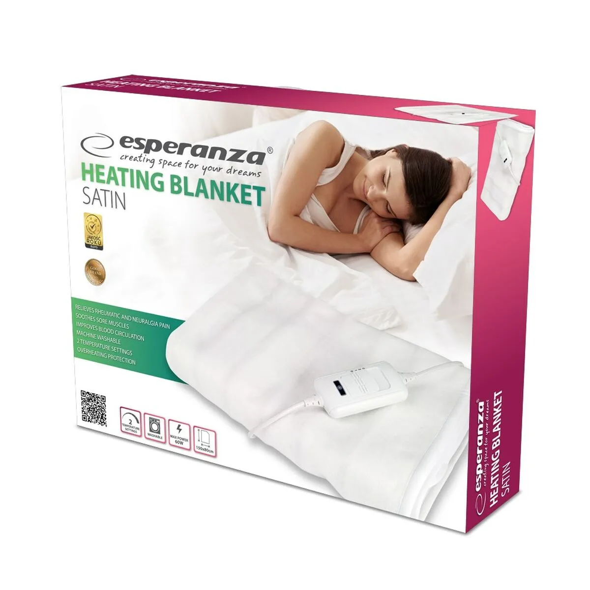 Couverture chauffante esperanza ehb002 blanc s913936621. Notre équipe Diaytar est une bande de dénicheurs compulsifs, toujours en quête du produit qui provoquera l'étincelle dans votre regard.