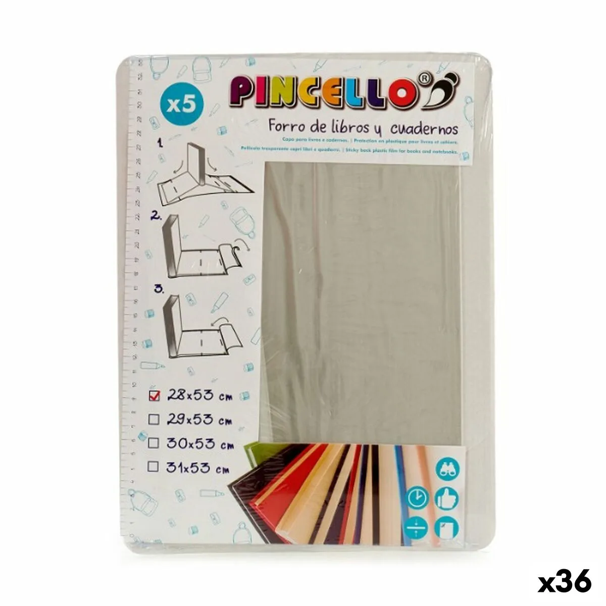 Couverture de livre adhesive pincello 1805001 transparent s362317722. Chez Diaytar, nous croyons que le meilleur des produits généraux et électroniques doit être accessible à tous, sans compromis sur le style