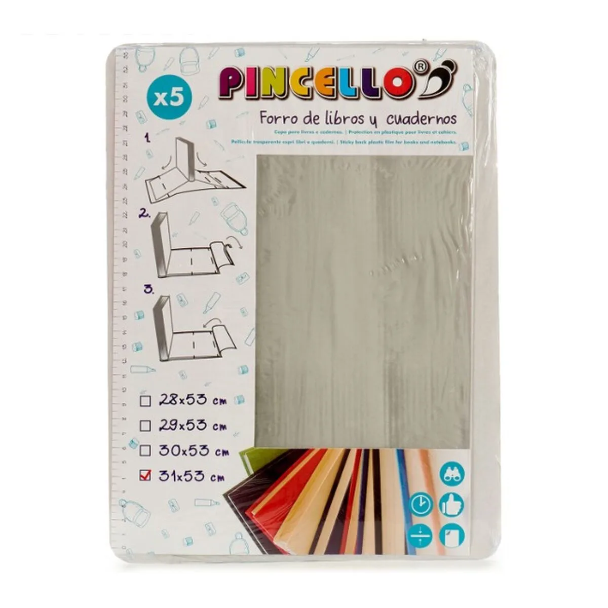 Couverture de livre adhesive pincello 1805004 transparent s362317858. Votre vie, simplifiée et stylisée par Diaytar et sa collection de produits essentiels et innovants