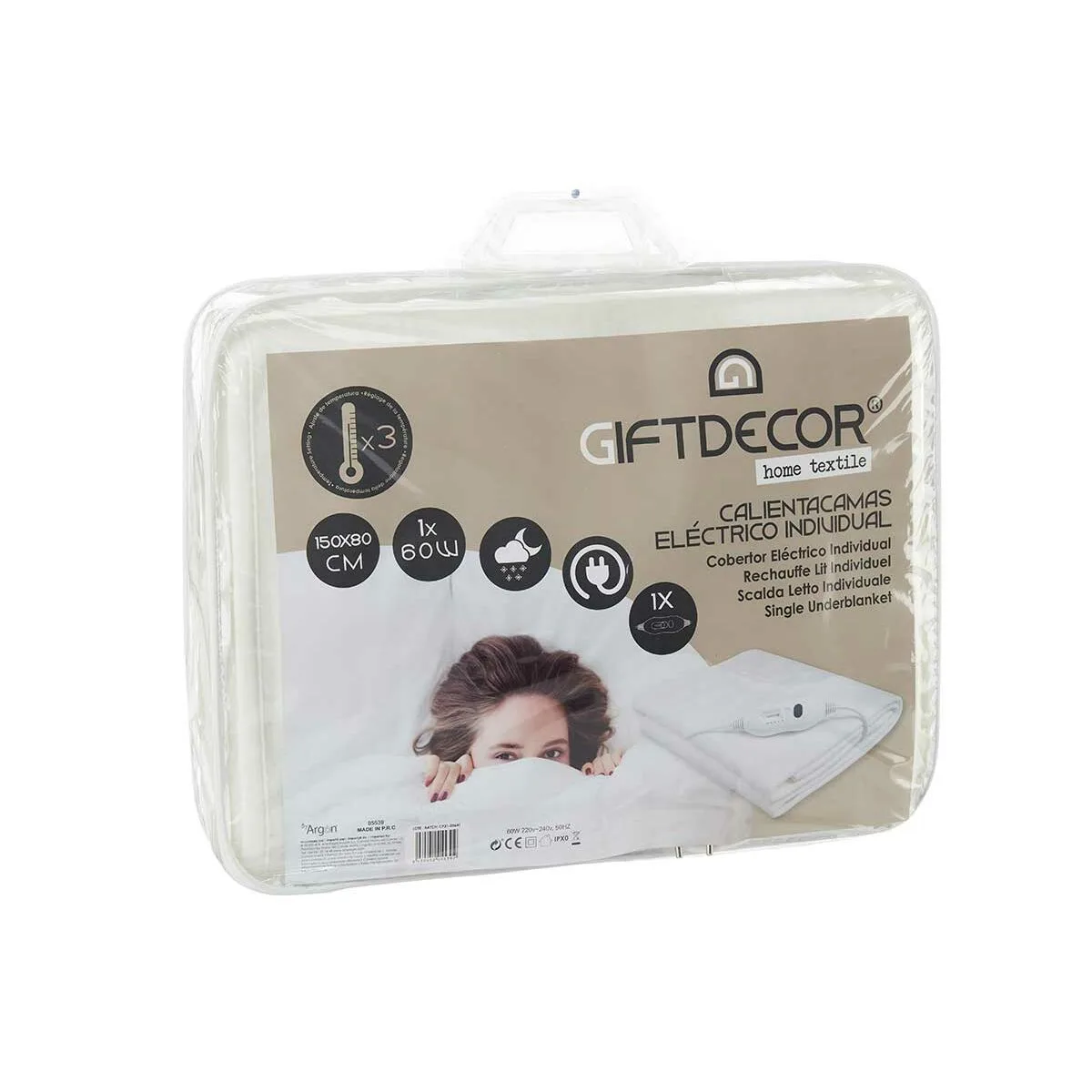 Couverture electrique 60 w blanc polyester 80 x 1 x 150 cm 4 unites s362574333 Couverture electrique 60 w blanc polyester 80 x 1 x 150 cm 4 unites s362574333. Diaytar, c'est votre passeport pour un tour du monde des produits les plus inspirants, sans quitter votre canapé.